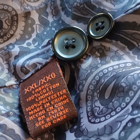 sette ponti Sz XXL Black Corduroy Sports Coat - Picture 5 of 5